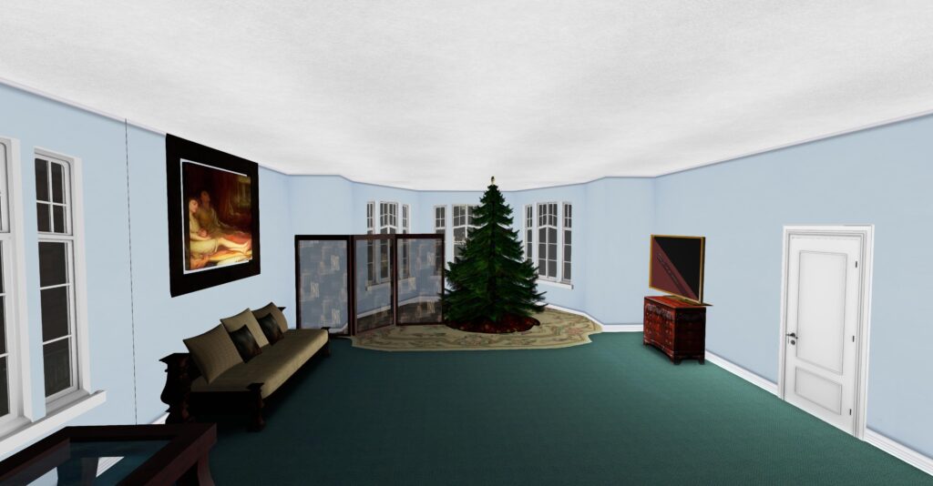 Living room - Big Blue House in Tersa